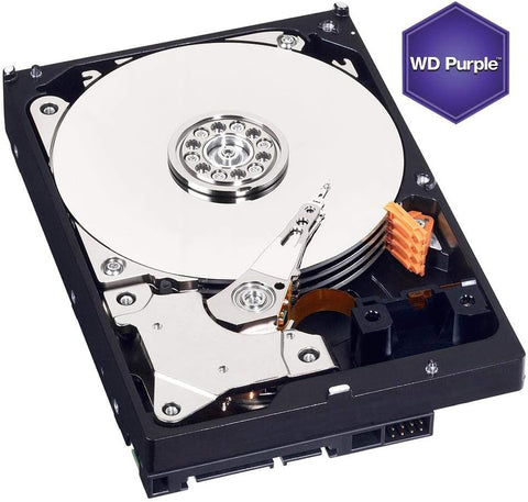 Surveillance Hard Disk Drive Silver/Purple  8TB