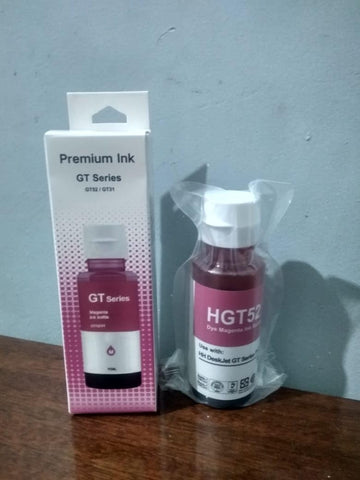 Compatible Ink Bottles for HP GT53XL GT52 (4 Pack) Black, Cyan, Magenta, Yellow