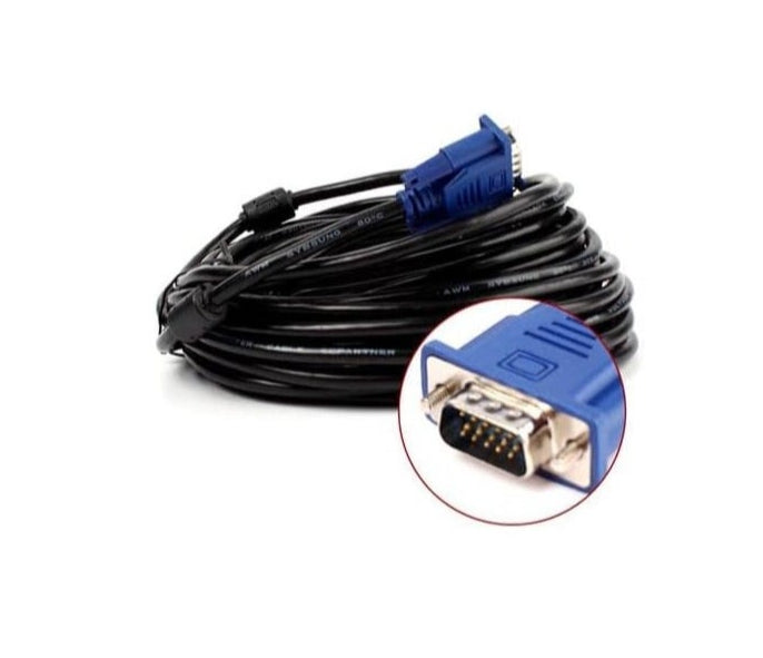 VGA Cable for Computer Monitor/TV Projector – 3M High-Quality Video Cable