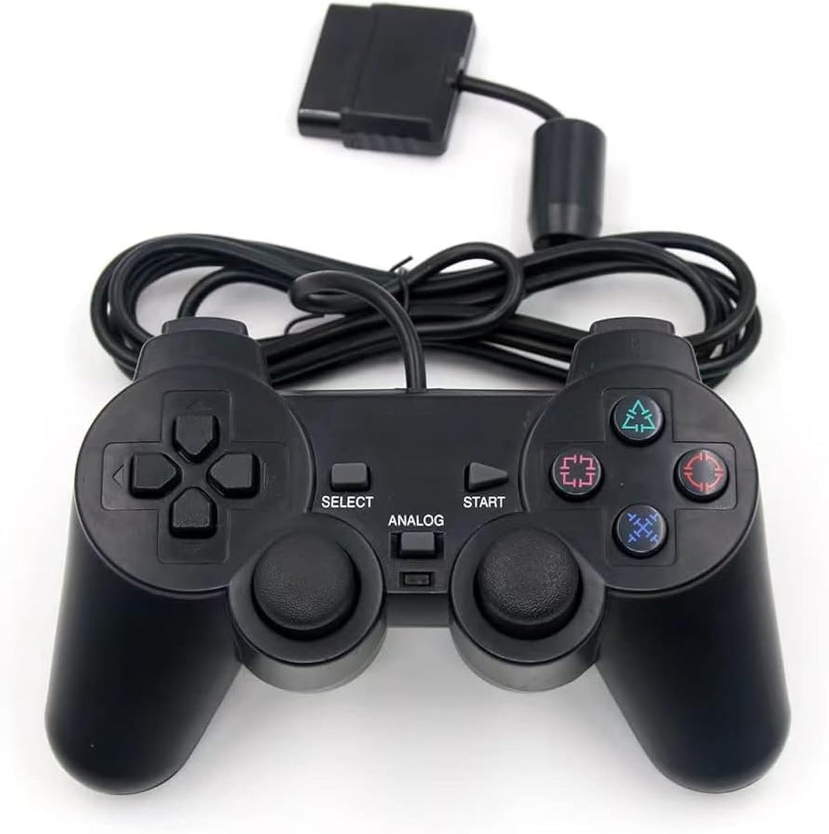PS2 Wired Controller for Sony PlayStation 2 Black