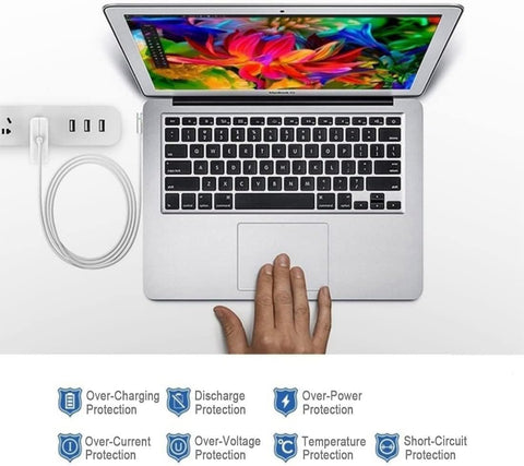 45W L-Tip AC Power Adapter Charger Compatible with MacBook Air 11-Inch and 13-Inch (2008–2011) – MagSafe L Connector
