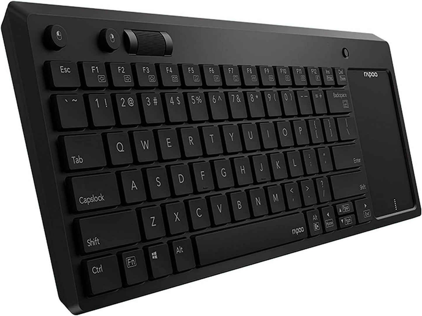 RAPOO K2800 Wireless Keyboard with Touchpad - (Arabic/English) Black - WORLD TRADE FOR COMPUTER 