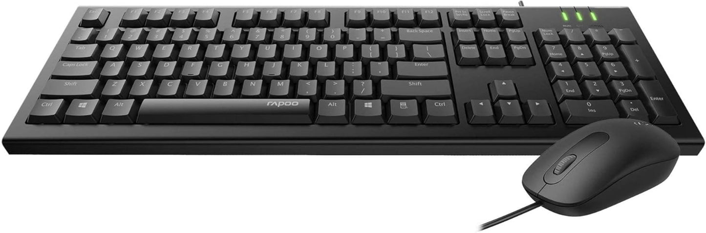 X120 PRO Wired Keyboard And Mouse Black