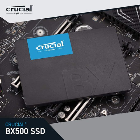 BX500 SATA 2.5" Internal SSD, 1TB Capacity, 540 Mb/s Sequential Read, 500 Mb/s Sequential Write, 360TB TBW SSD Endurance, Black | CT1000BX500SSD1 1000 GB