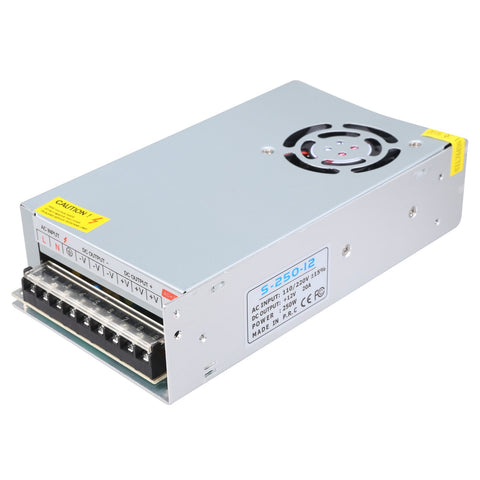NEWSTYLE 12V 20A Power Supply, Voltage Transformer AC 110V / 220V to DC 12V 20A 240W Converter Switch Power Supply