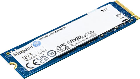 Kingston NV3 NVMe PCIe 4.0 Internal SSD 1TB M.2 2280-SNV3S/1000G