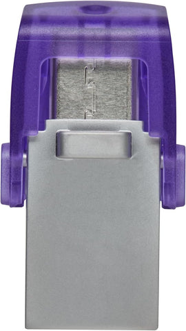 DataTraveler MicroDuo 3C 128GB USB-A/USB-C 200MB/s Flash Drive DataTraveler MicroDuo