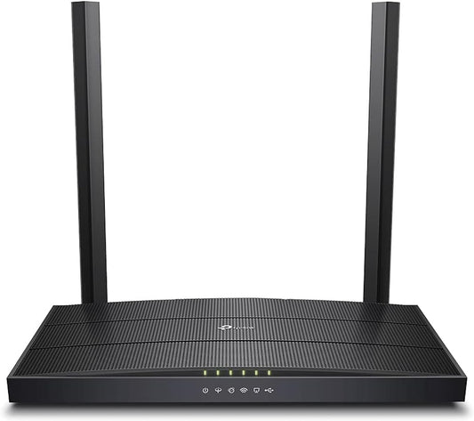 Archer VR400-AC1200 Wireless Gigabit VDSL/ADSL Modem Router Black - WORLD TRADE FOR COMPUTER 