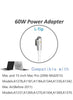 Charger 60 W, L-tip Magnetic Power Supply, Compatible with Mac Air/Pro 11 Inch 13 Inch 2012, 2013, 2014, 2015, 2017 Models A1425 A1502 A1435 A1465