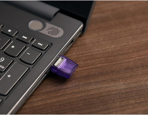 Kingston DataTraveler microDuo 3C 256GB USB flash drive with dual USB-C and USB-A connectors, compact design, and high-speed 200 MB/s transfer rate.







