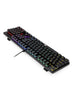 K608 Elite Valheim Mechanical Gaming Keyboard (RGB Design), Tactile Blue Switch, 104 Keys, Rainbow LED Backlight, Wired Keyboard, Full Rollover Keyboard, US QWERTY Keyboard