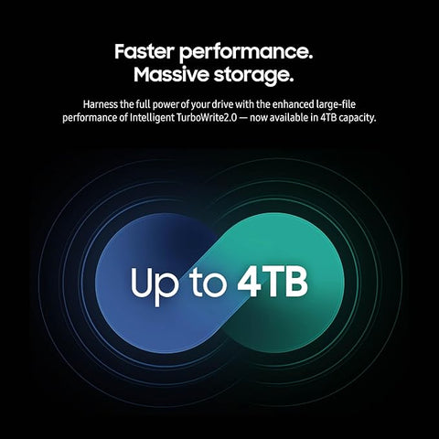SAMSUNG 990 EVO Plus SSD 2TB, PCIe 4.0 x4 M.2 2280, Speeds Up-to 7,250MB/s, Upgrade Storage for PC/Laptops, HMB Technology and Intelligent Turbowrite (MZ-V9S2T0B/AM)
