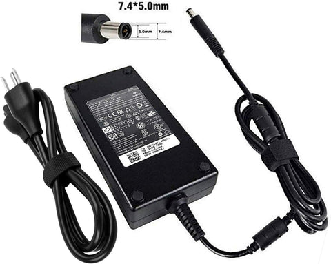 Dell Laptop Charger 19.5V 9.23A 180W with 7.4 x 5.0 mm Connector – High Power Adapter for Dell Gaming and Workstation Laptops