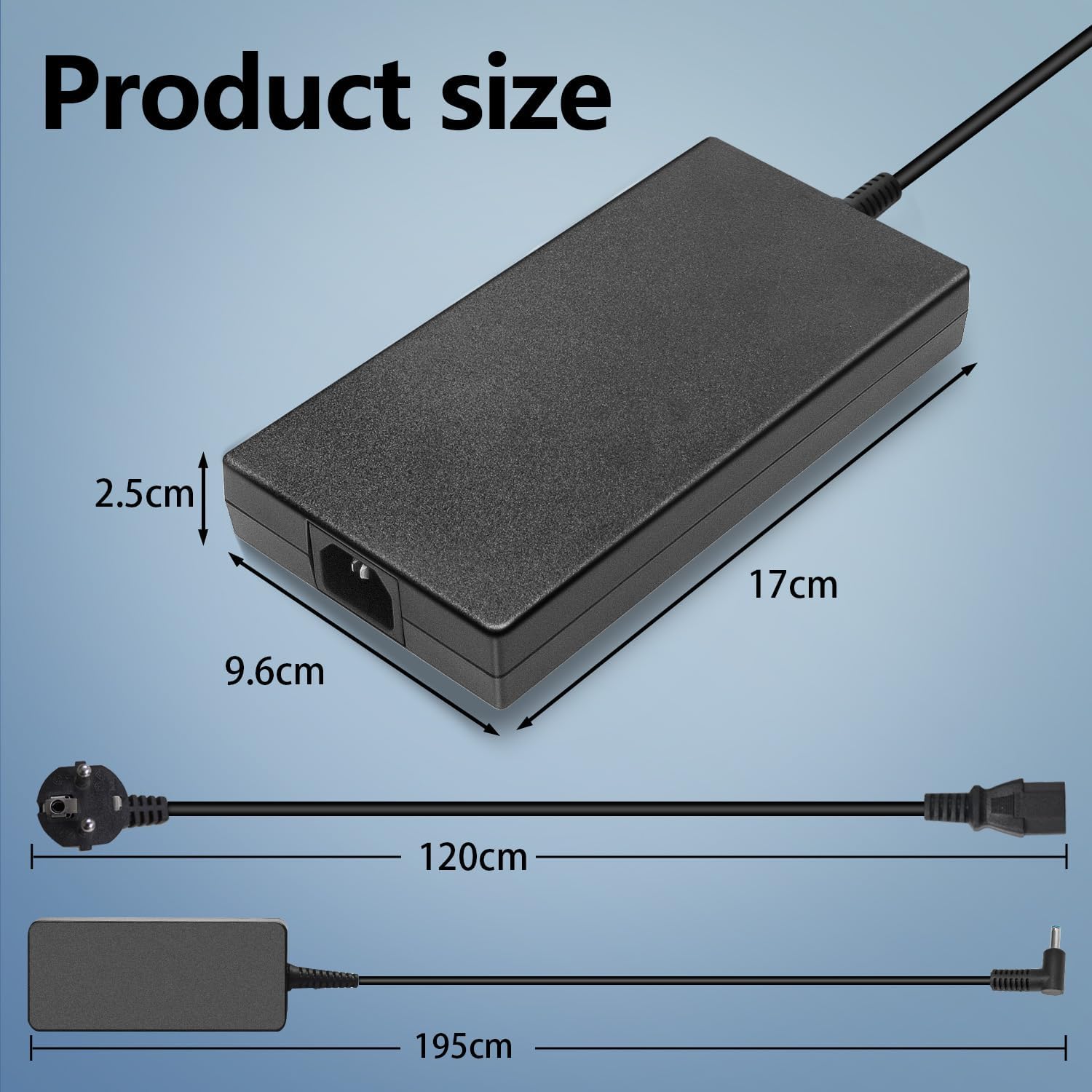 LAPTOP CHARGER HP 19.5V-7.7A 4.5*3.0