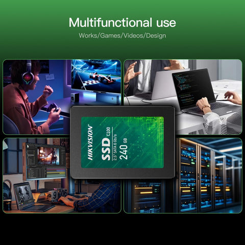 Hikvision digital technology hs-ssd-c100/240g internal solid state drive 2.5 240 gb serial ata iii 3d tlc