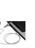 Laptop Lock and Security Cable, 4 Digit Security Password Cable Anti-theft Chain Leash Lock, Combination Lock for Desktops, Notebook and Projectors