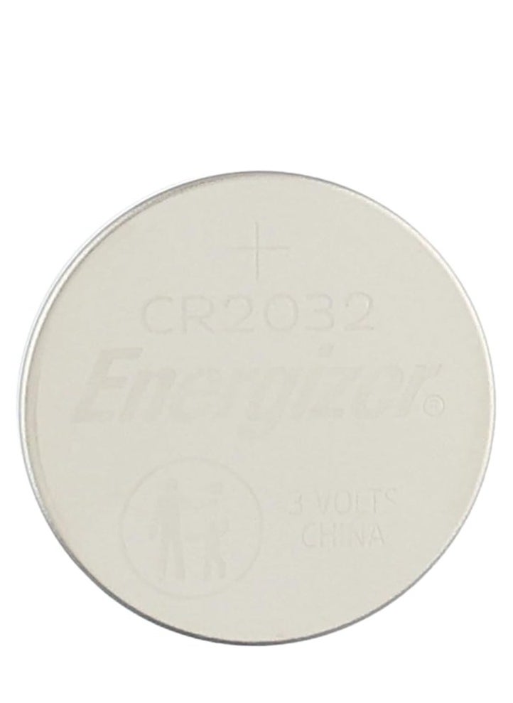 Energizer CR2032 3V lithium coin battery, ideal for key fobs, watches, fitness trackers, and electronic devices