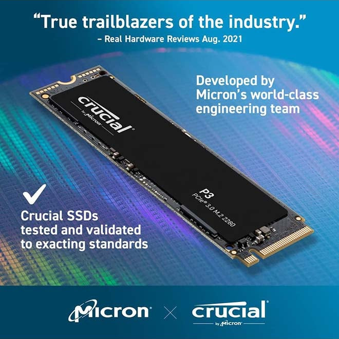 P3 1TB PCIe 3.0 NVMe M.2 SSD – High-Speed Performance