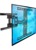 Heavy Duty Full-Motion TV Wall Mount for 40-80 Inch LED LCD Screens TV Mount with VESA Max 600 x 400 mm, up to 45.5 kg, TV Certificate Black