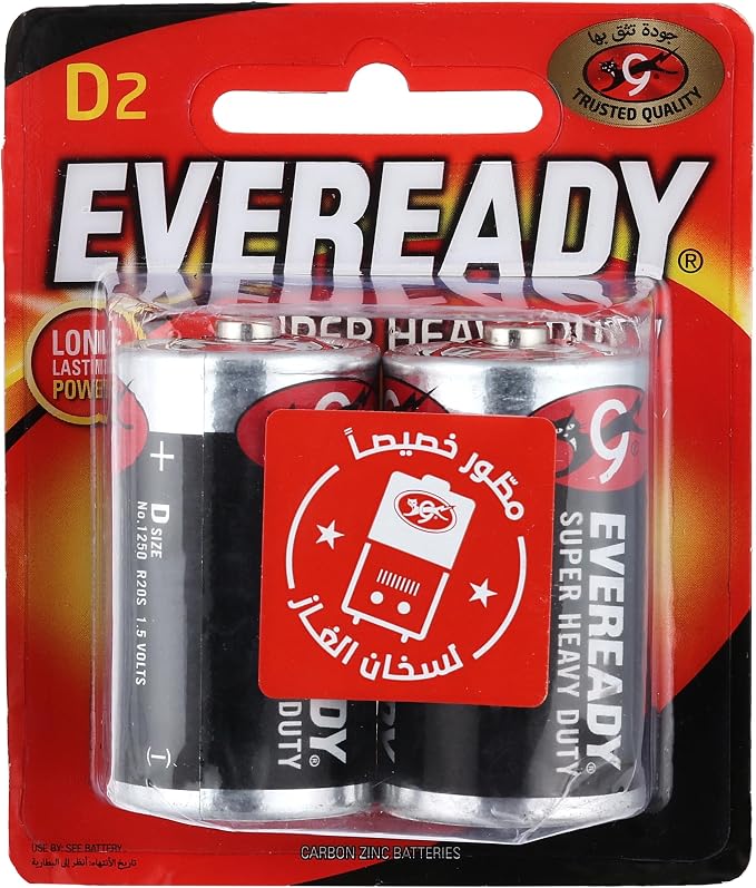 Eveready Heavy Duty R20 Battery - Pack of 2