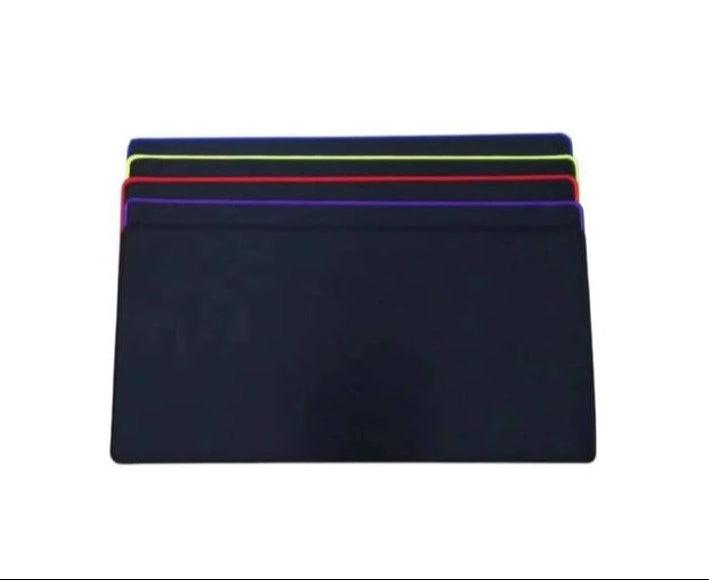 Large Black Mouse Pad (30x60 cm) – Smooth Surface for Precision