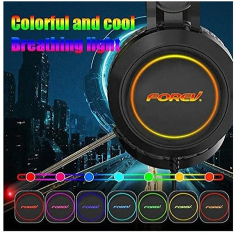 FOREV FV-G99 7.1 Gaming Headset – High-Performance Noise-Canceling Headphones for Gamers