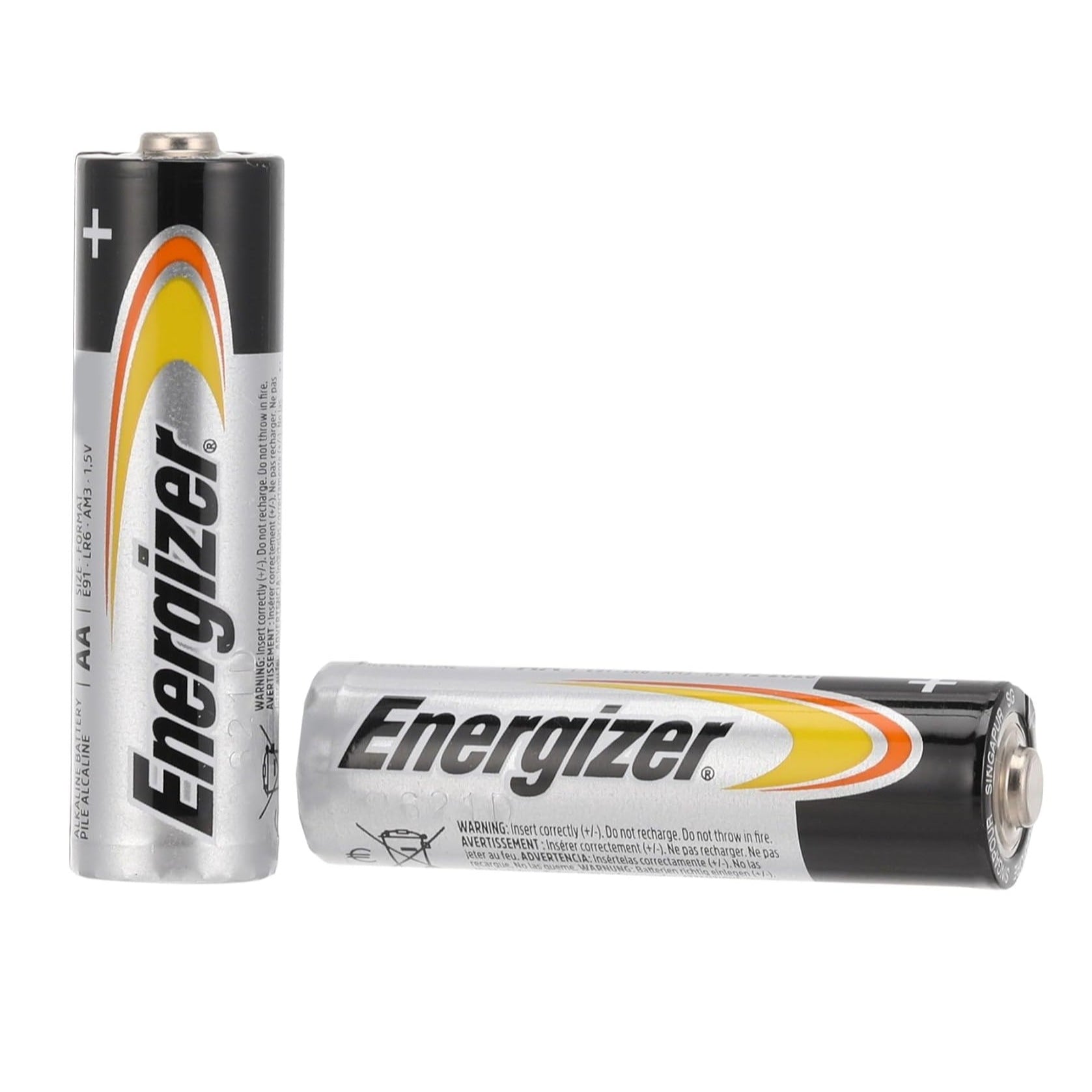AA2 Alkaline Power Batteries, 1.5V, long-lasting performance for household devices, pack of 2.