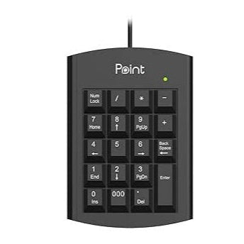 USB Numeric Keypad PT-810 POINT – Wired Number Pad with Num Lock