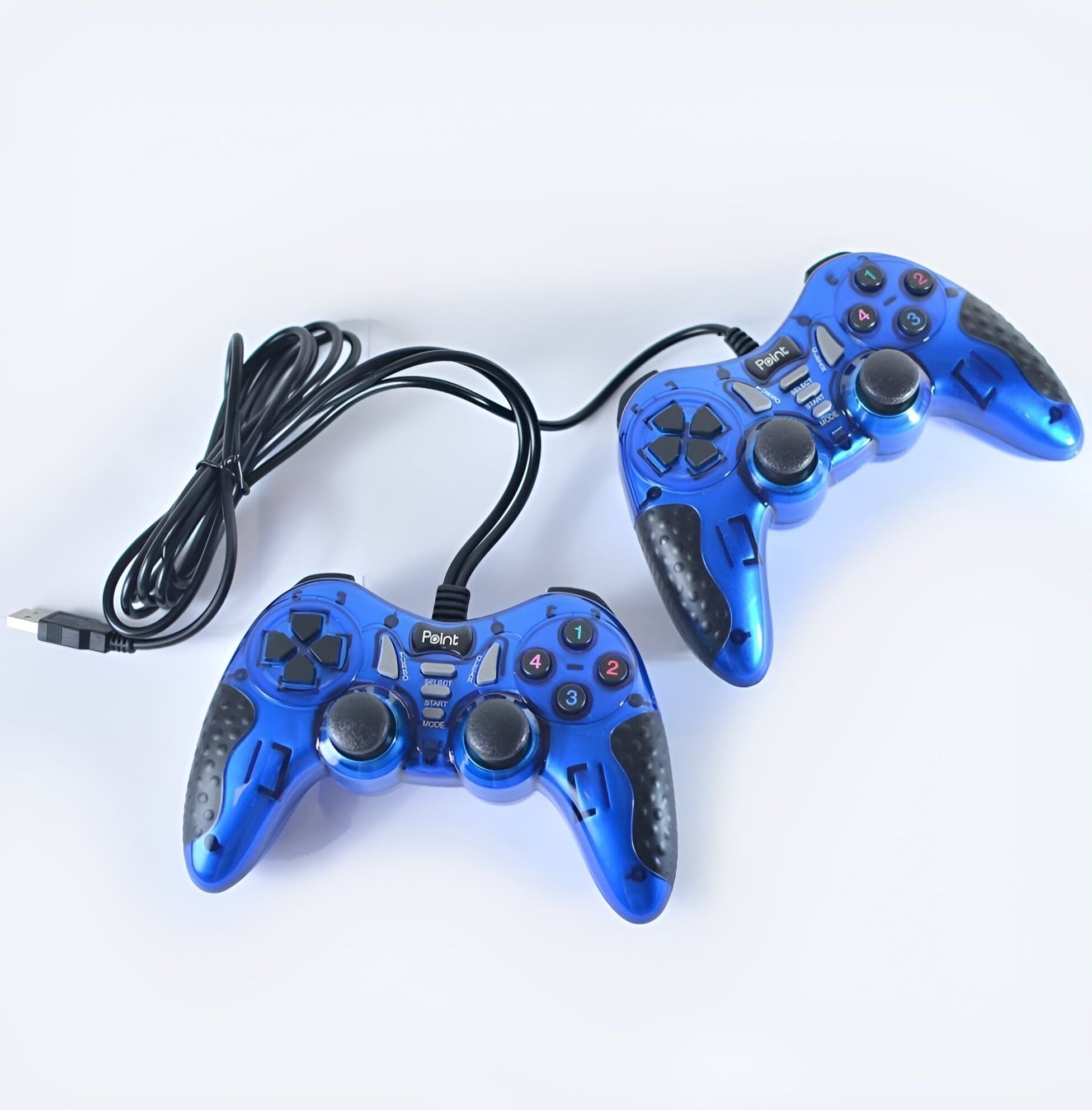 USB Double Gamepad – Wired Dual Controller for PC & Gaming Consoles