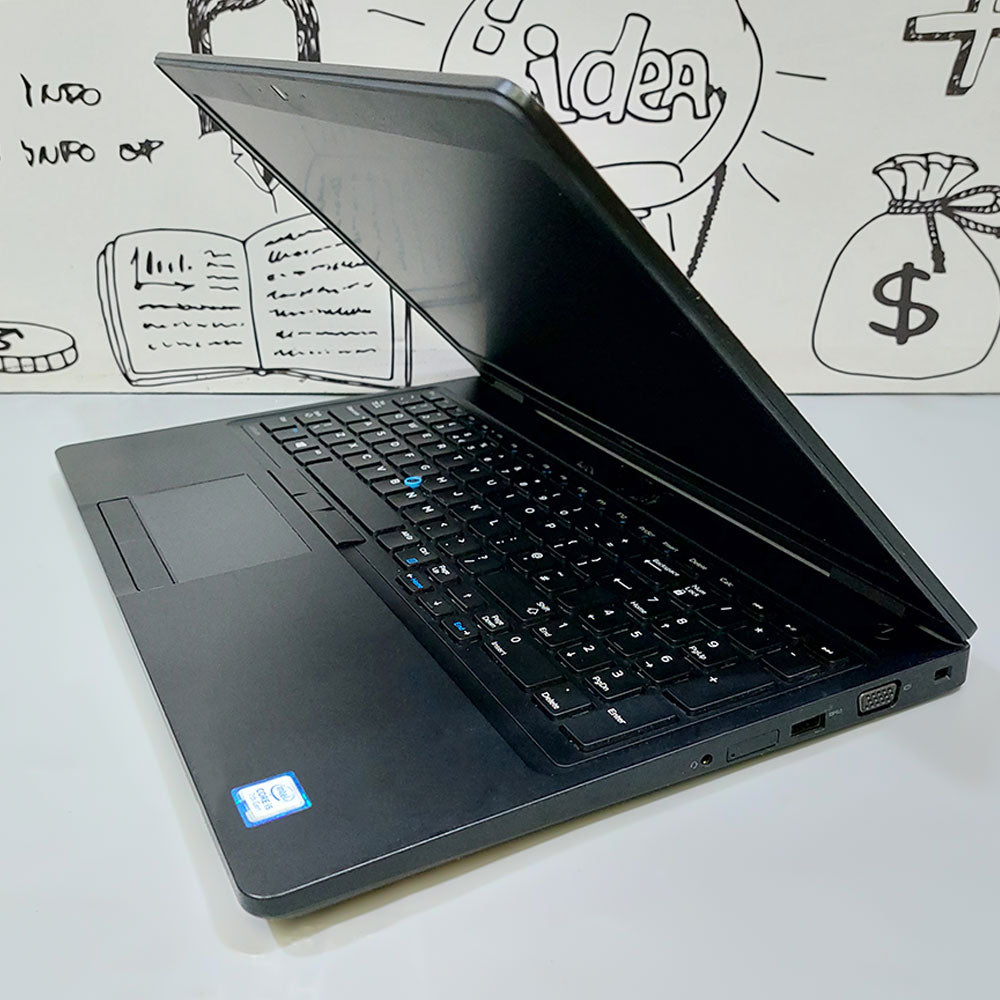 DELL 5580 I5 7TH , RAM 8G , 256 , INTEL , CAM , 15.6 FULLKEYBOORD