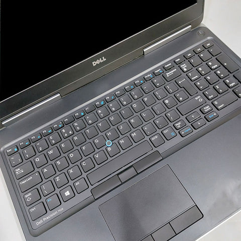 DELL 7520 , 7510 I7-6820HQ , RAM 16G , 512 , 4G NVIDIA , CAM , 15.6 FULLKEYBOORD جيل سادس
