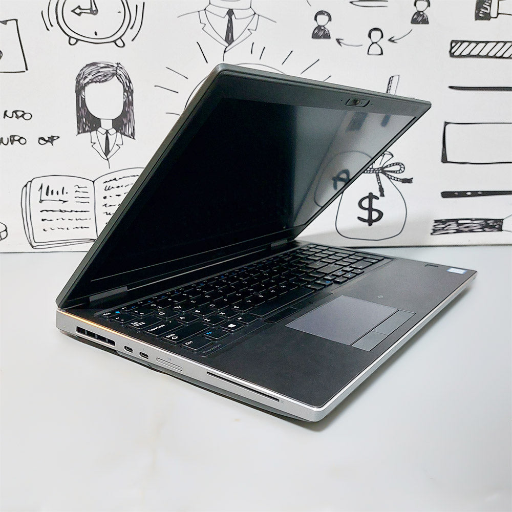 DELL 7540 I7-9850H , RAM 32G , 512 , 4G NVIDIA , CAM , 15.6 FULLKEYBOORD جيل تاسع