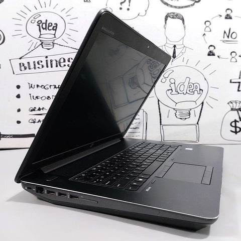 HP ZBOOK G3 17 I7-6820HQ RAM 16G HD 512G VGA 4G NVIDIA M4000M CAM 17 FULLKEYBOORD جيل سادس شاشة ١٧ بوصة السعر