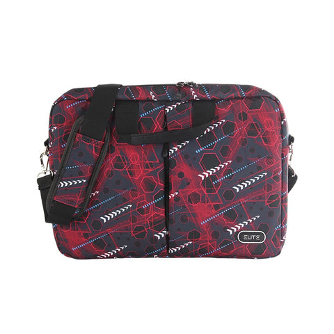 Colorful 15.6" Laptop Bag Elite – Soft Velvet Interior, Shoulder Strap & Large Front Pocket