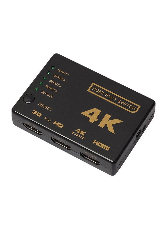 5-in-1 HDMI Switch Adapter for Xbox One, PlayStation, and Streaming Devices