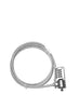 Laptop Lock and Security Cable, 4 Digit Security Password Cable Anti-theft Chain Leash Lock, Combination Lock for Desktops, Notebook and Projectors