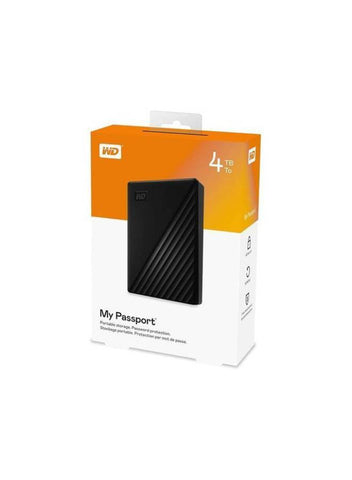 My Passport 4TB Portable External HDD – USB 3.0, High-Speed, Compact & Reliable Storage