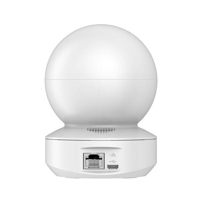 EZVIZ TY1 1080P indoor Wi-Fi security camera in white, with motion detection, smart tracking, night vision, and two-way audio