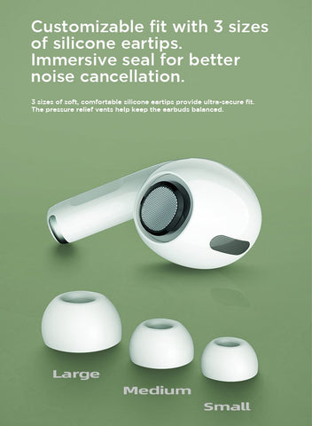 JR-T03S Pro Bluetooth 5.2 TWS Wireless Earbuds - White