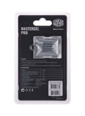 MasterGel Pro Thermal Paste – High-Performance Cooling Solution (Grey)