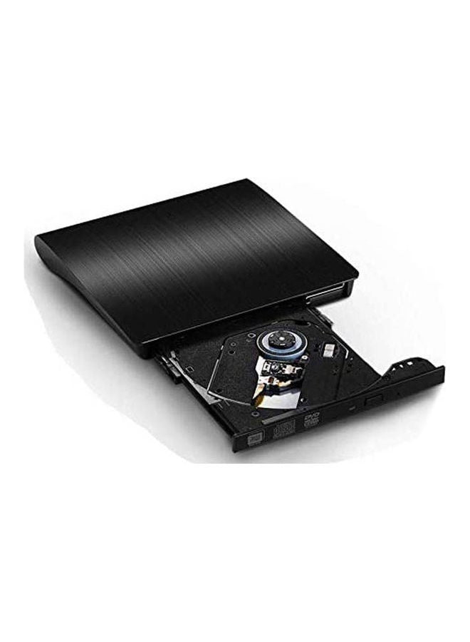 Slim External CD-RW DVD-R Combo Drive – Portable Burner & Player for Laptops and PCs