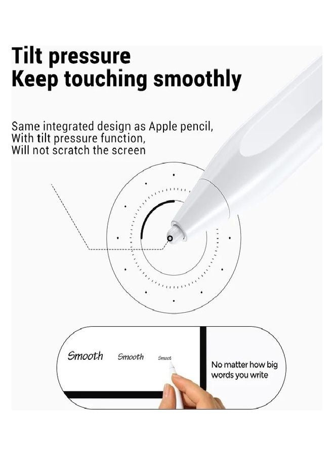 Black digital active stylus pen for iOS and Android touch-screen devices, featuring a sleek design for smooth writing and drawing.

