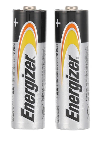 AA2 Alkaline Power Batteries, 1.5V, long-lasting performance for household devices, pack of 2.