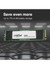 E100 1TB M.2 NVMe PCIe Gen4 Internal SSD, Up to 5,000MB/s, Laptop & Desktop Compatible - CT1000E100SSD8C 1 TB