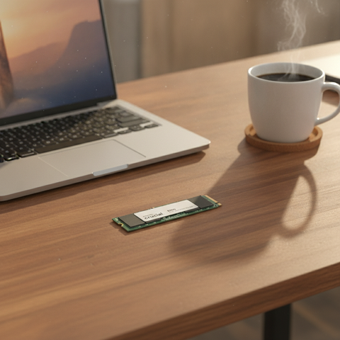 E100 1TB M.2 NVMe PCIe Gen4 Internal SSD, Up to 5,000MB/s, Laptop & Desktop Compatible - CT1000E100SSD8C 1 TB