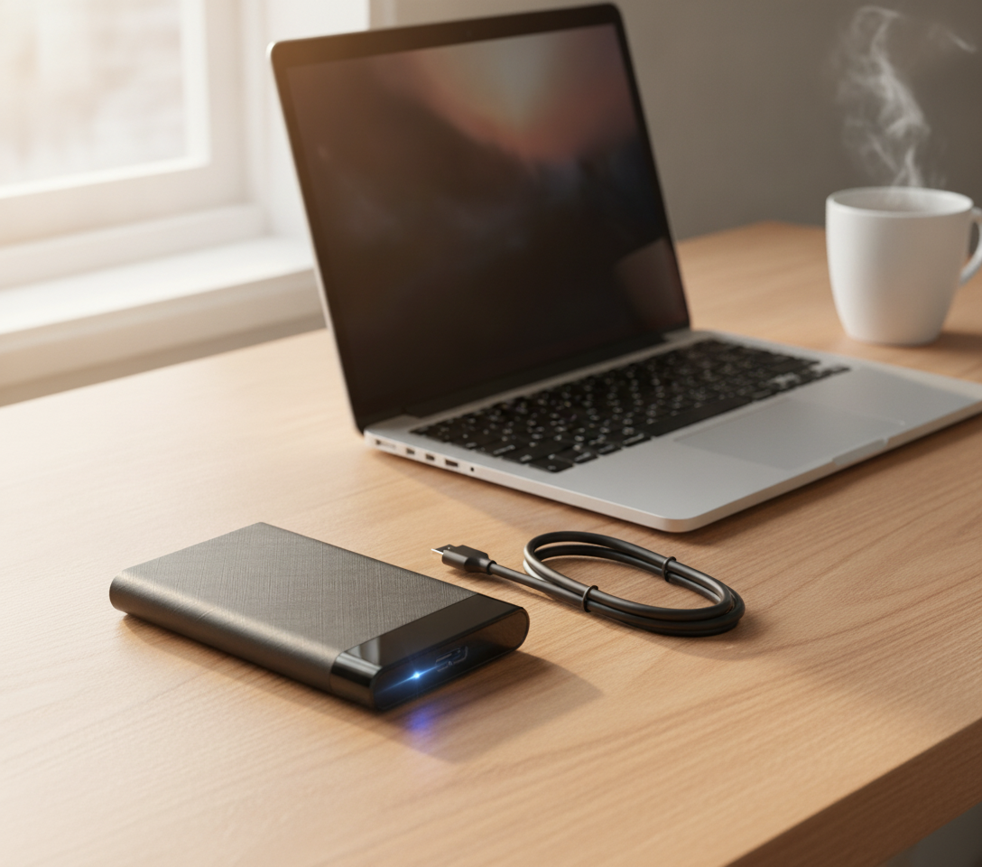 2.5 inch External Hard Drive Enclosure, Tool-Free USB 3.0 to SATA SSD HDD Enclosure for 7mm and 9.5mm, Laptop Computer Hard Drive Case Support UASP and Trim