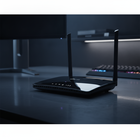 1500 mAh AC750 Wireless Dual Band 4G LTE Advanced Router - Archer MR200 Black