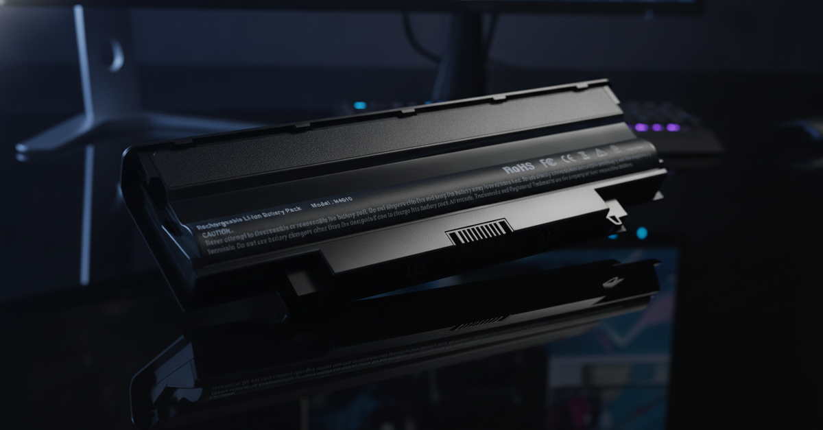 5200 mAh Replacement Laptop Battery For Dell Inspiron N5010 Black