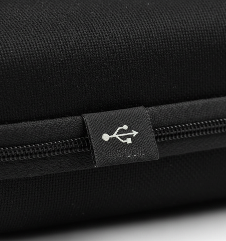 Safety Leather External Hard Disk Case Black