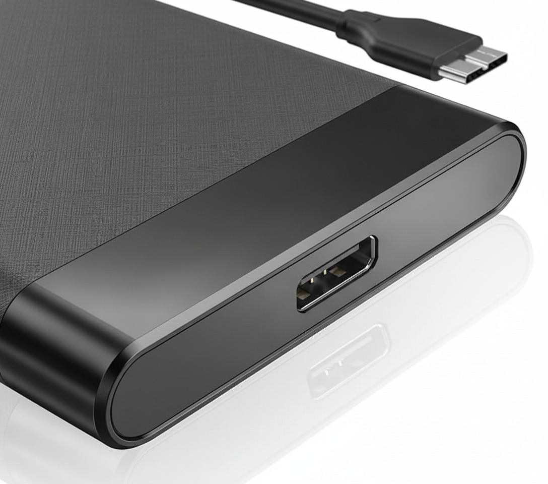2.5 inch External Hard Drive Enclosure, Tool-Free USB 3.0 to SATA SSD HDD Enclosure for 7mm and 9.5mm, Laptop Computer Hard Drive Case Support UASP and Trim